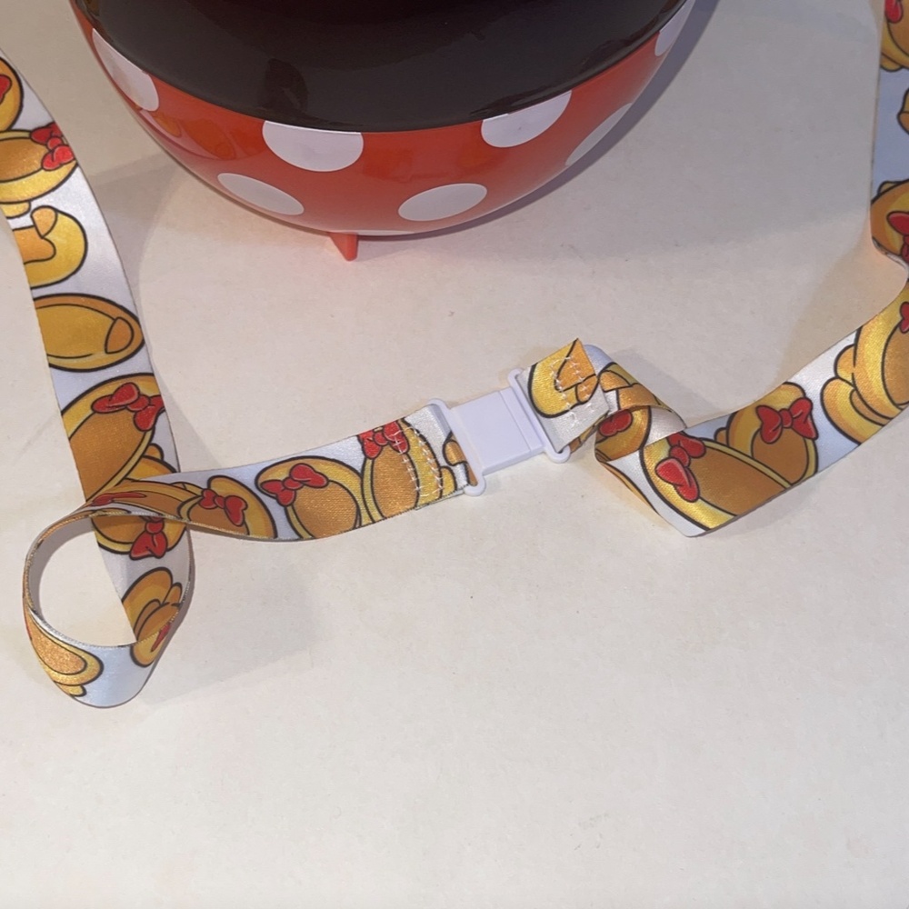 Disney Parks Minnie Mouse 90TH Anniversary Popcorn Bucket 2019 w/ Strap - Picture 9 of 15